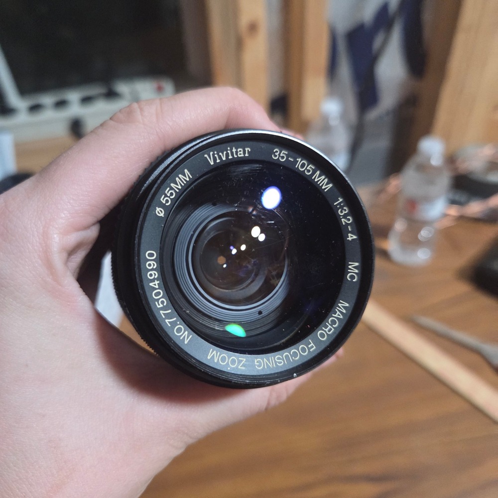 Vivitar 35-105mm f3.2-4 MC Macro Focusing Zoom Lens 55mm No 77504990 Parts